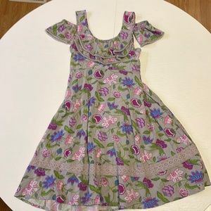MJ 435 flower dress